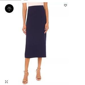 Vince Camuto navy blue pencil skirt, small